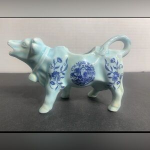 Vintage Mission San Juan Capistrano souvenir ceramic cow creamer 1776-1976